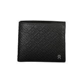Tommy Hilfiger Elegant Black Leather Wallet with Multi-Compartments -  Wallets for Men -  Tommy Hilfiger.